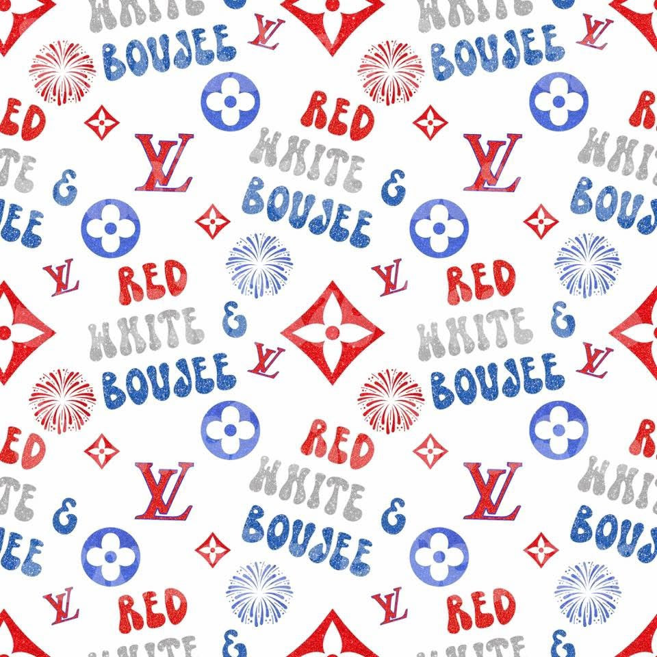 White with red white and boujee