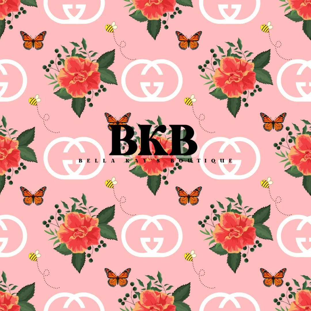 Flower & butterflygucci