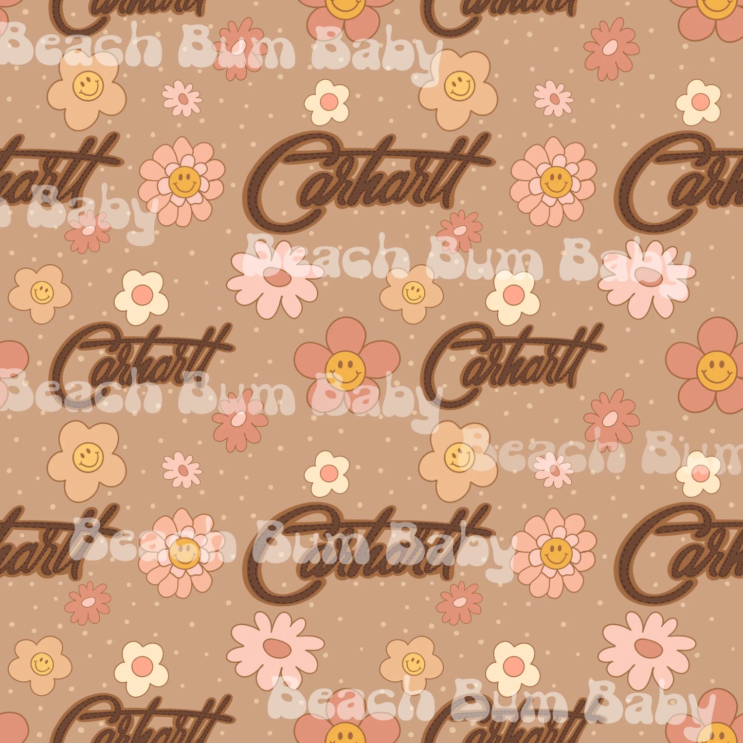 Carharttbrown floral