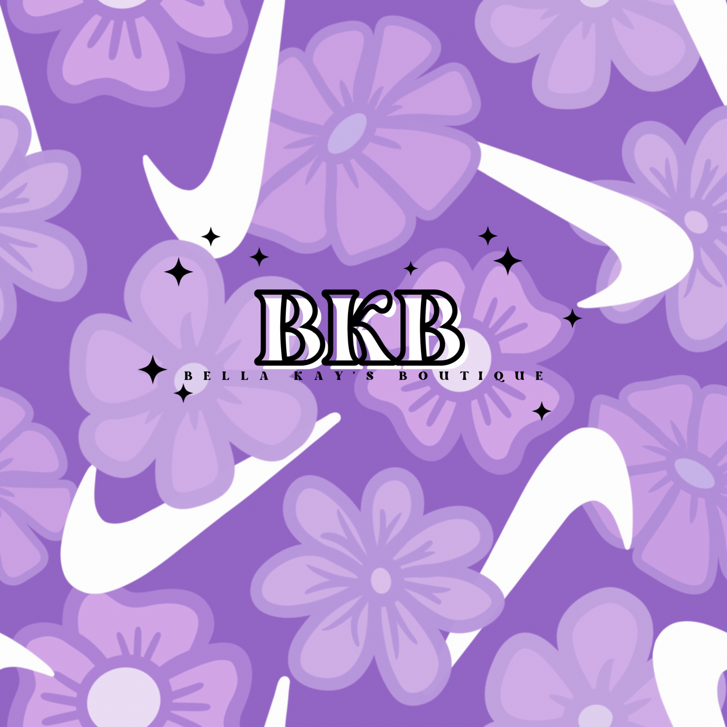 Purple flowers swoosh NLS