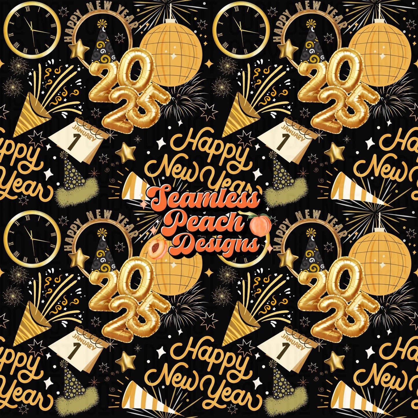 Gold new years