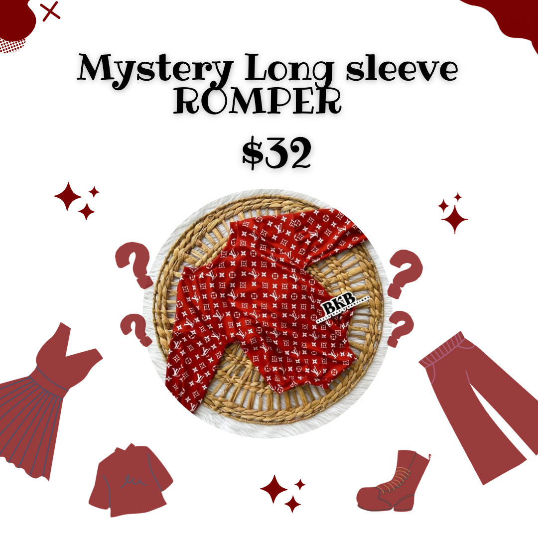 Mystery long sleeved sweater romper