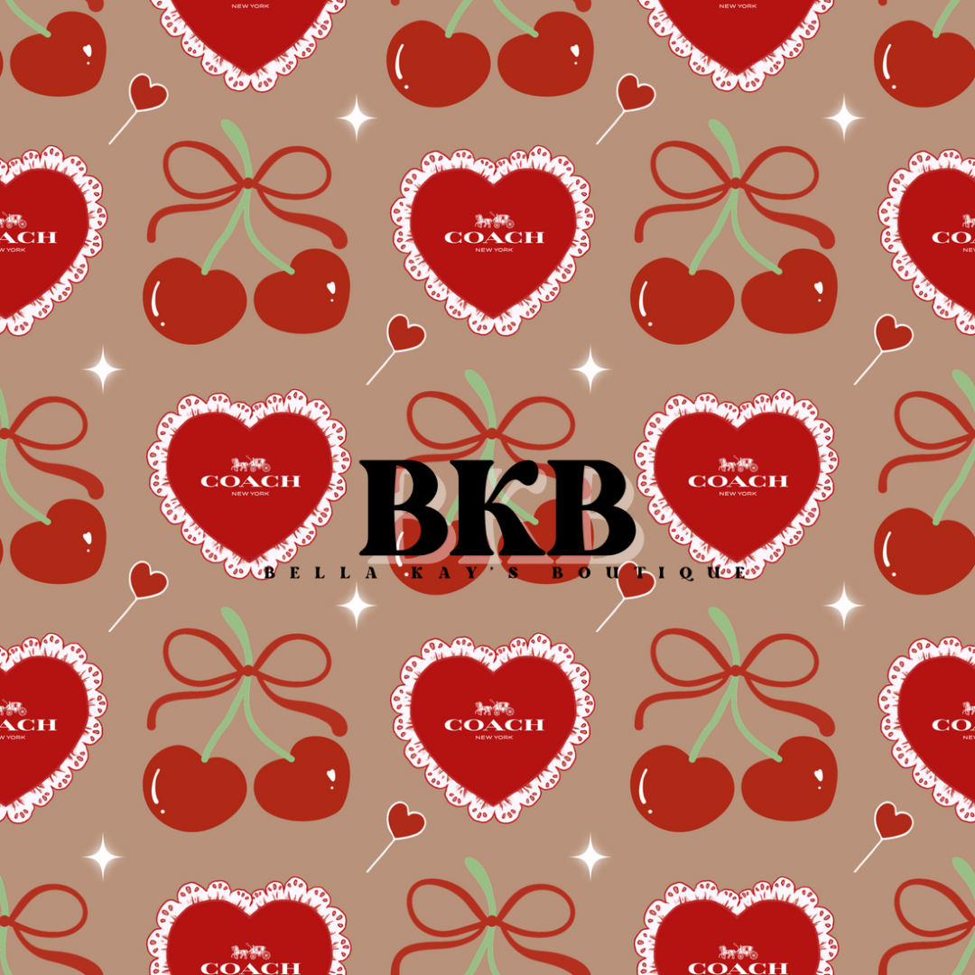 Tan w redcoach whearts