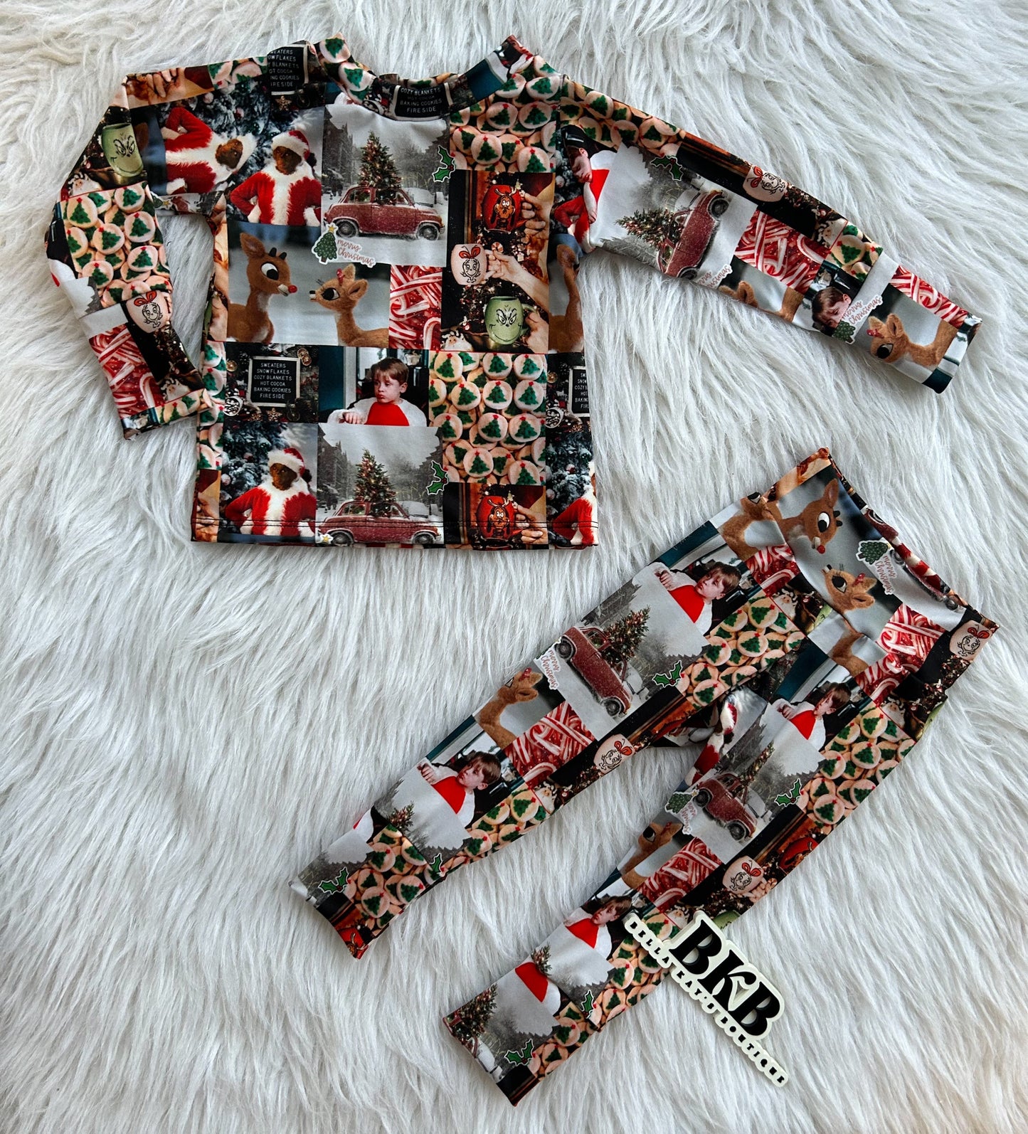 Christmas mash up long sleeve & pants