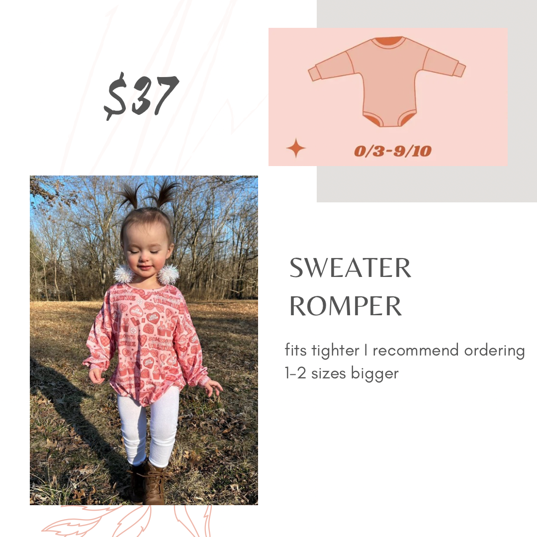 Custom LONG SLEEVE ROMPER