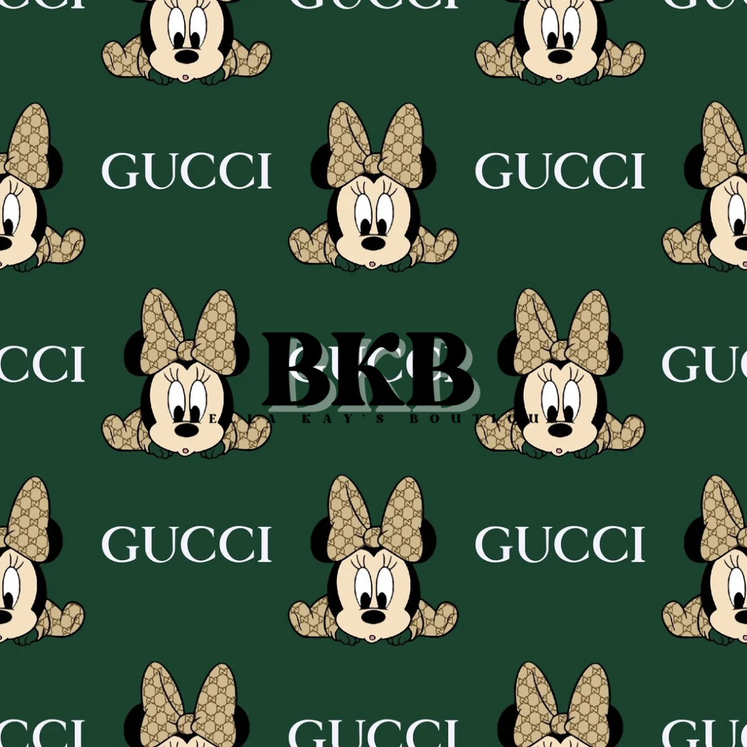 Minniegucci dark green