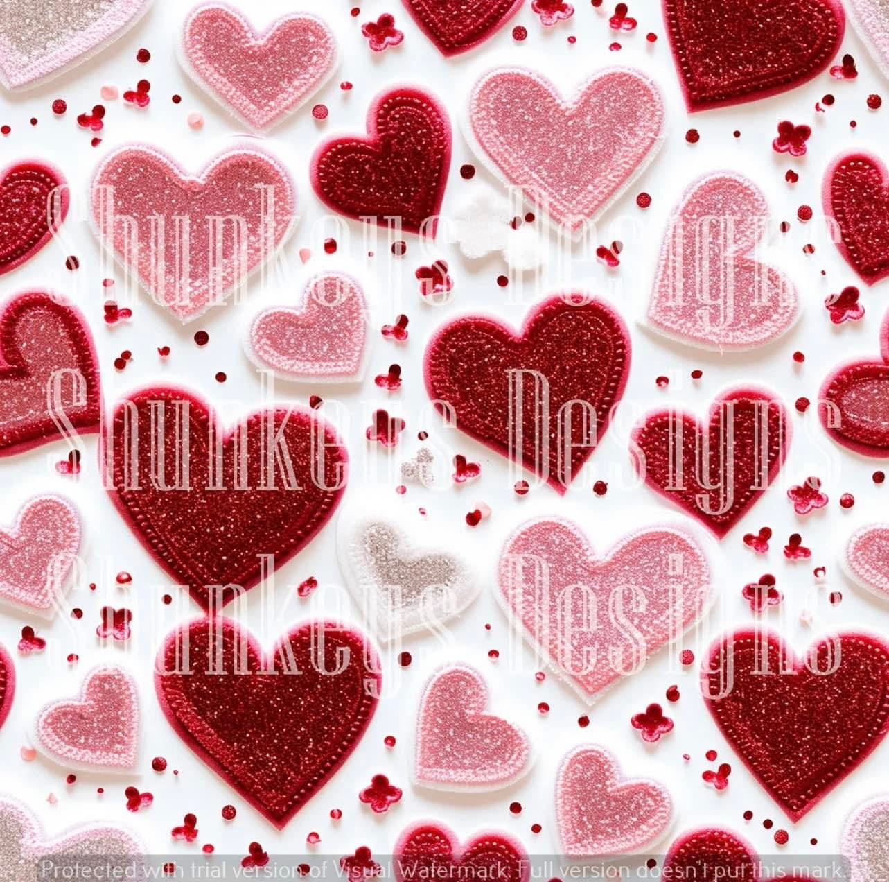 3-D hearts