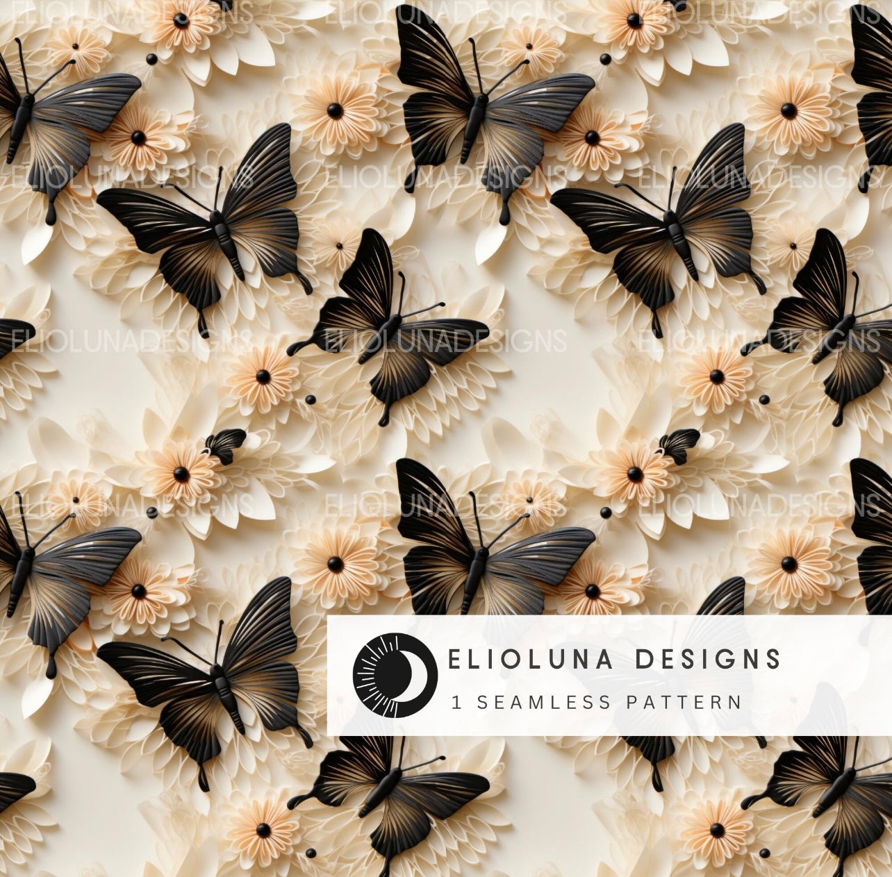 Black butterflys