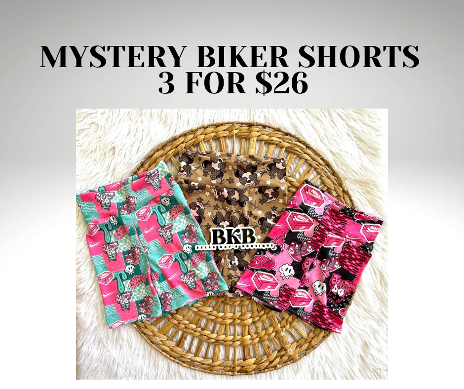 3 pairs of Mystery Biker Shorts