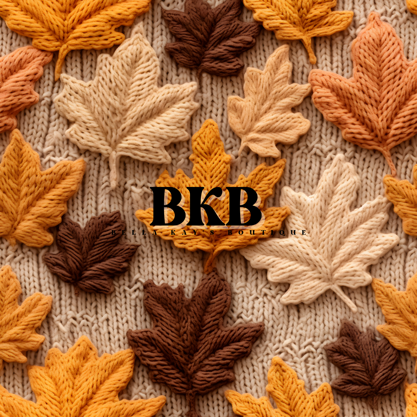 Fall leaf embroidery look