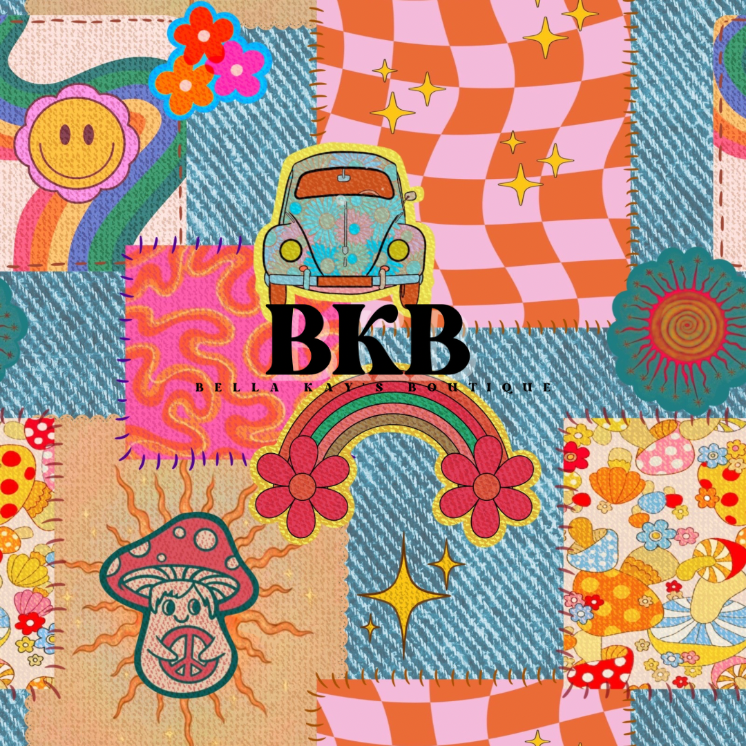 Hippie patchwork Ollie romper