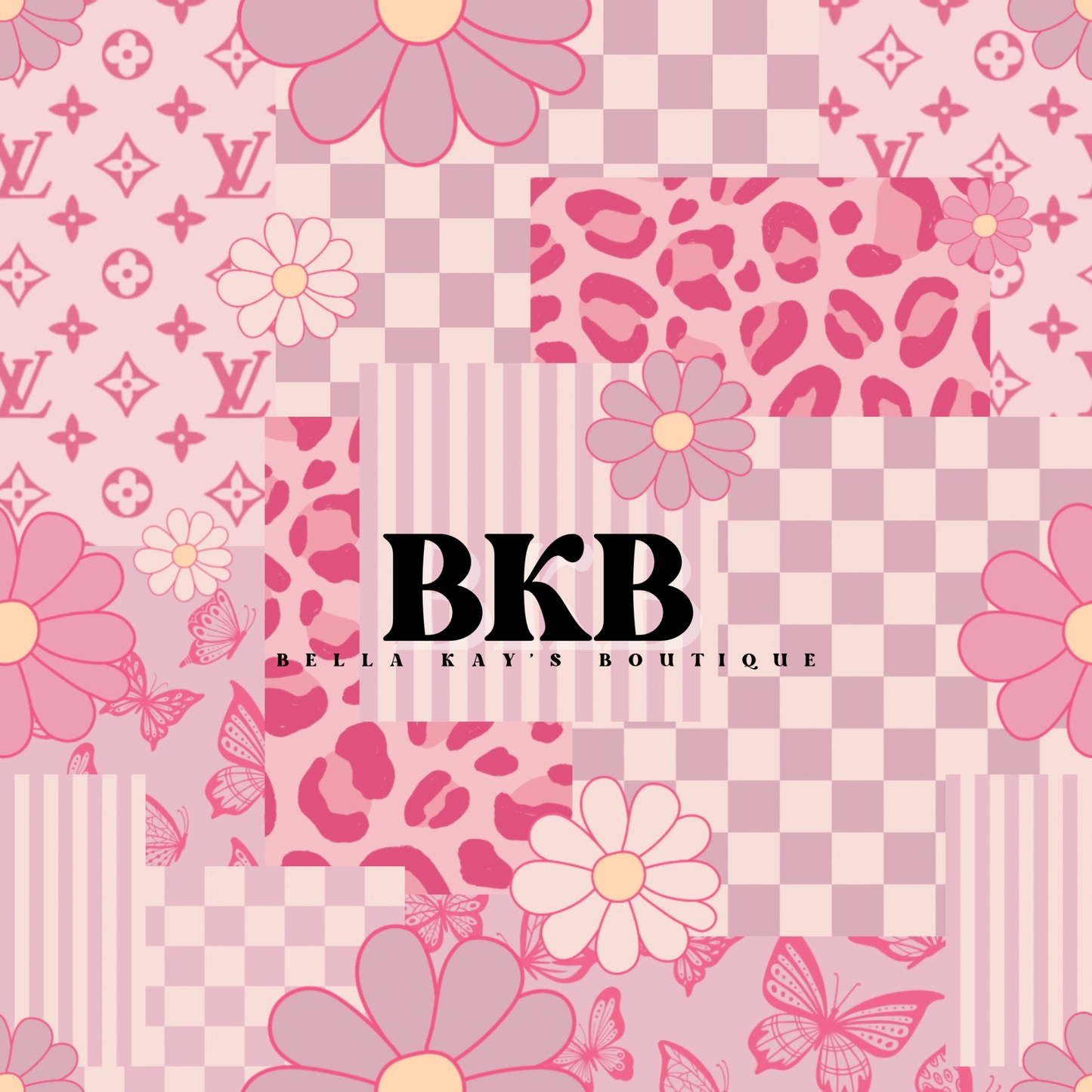 Floral butterfly patchworklv