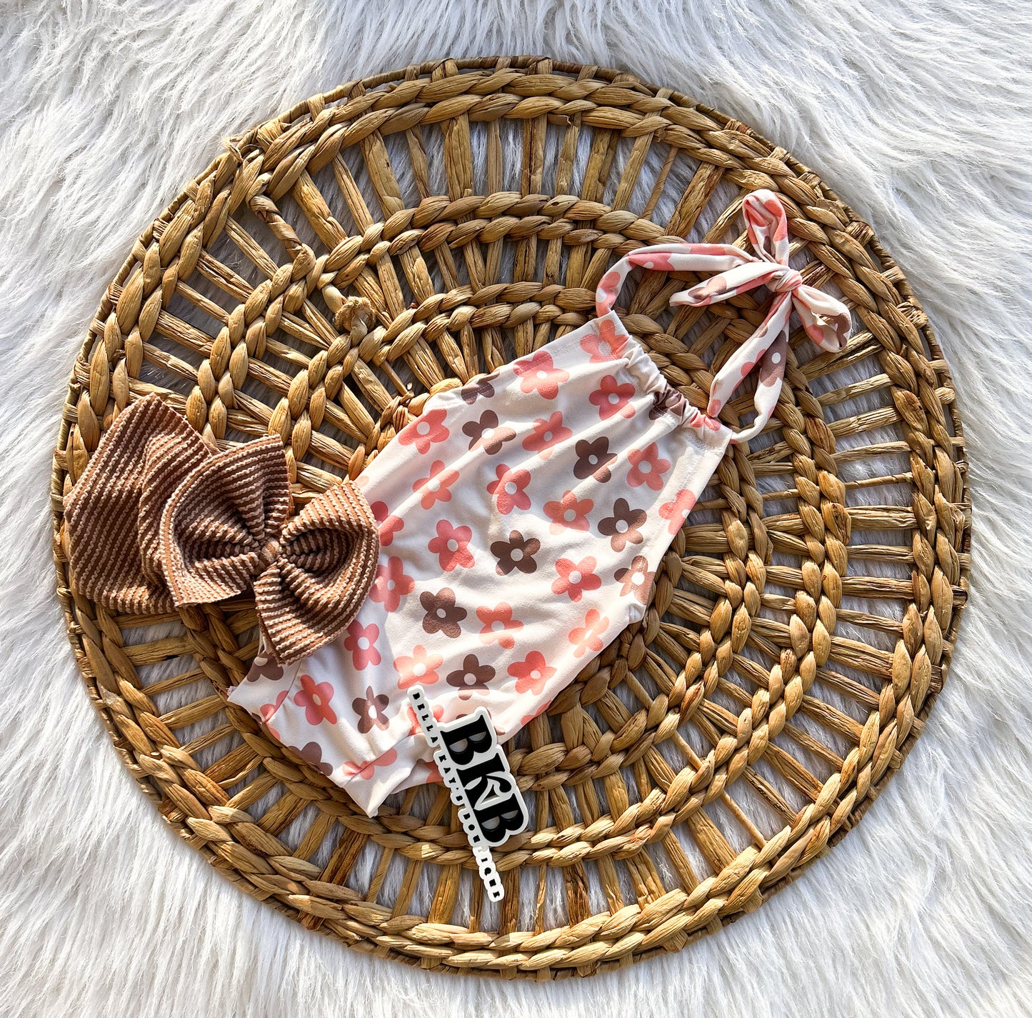 Flower Halter Romper