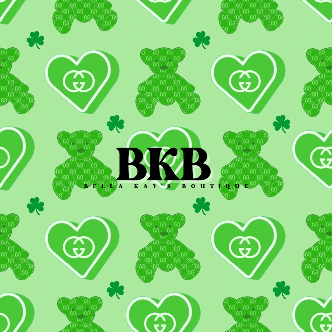 Adult T-Shirt Green guccibear