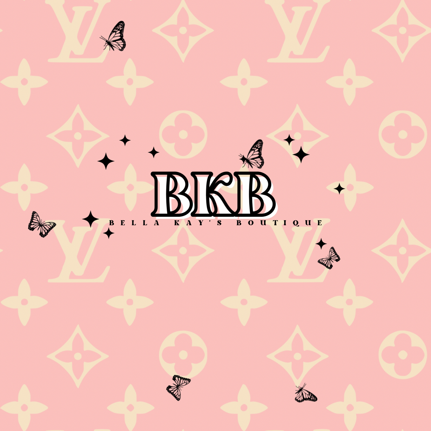 Pink & tan butterflylv