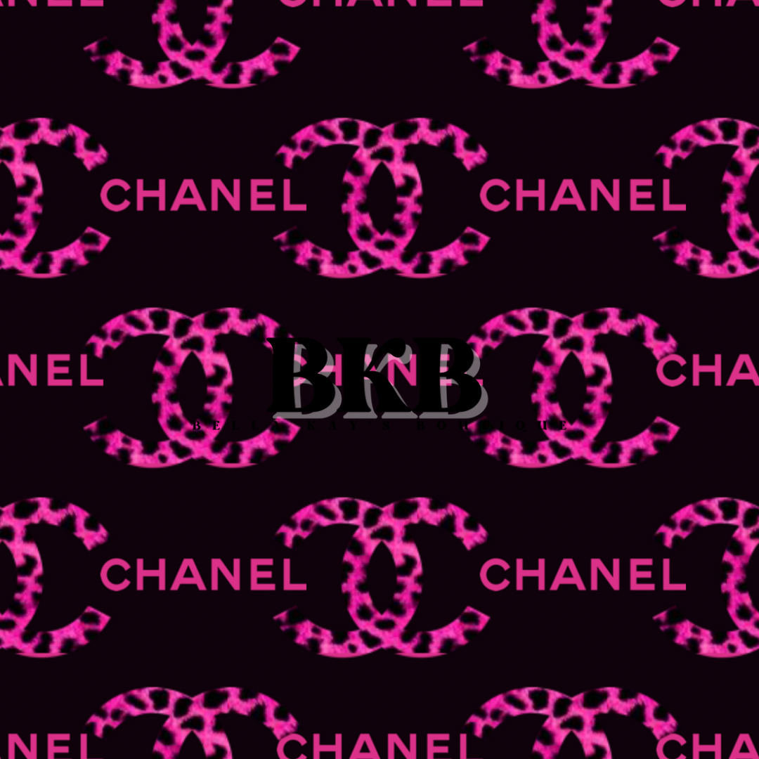 Pink leopardchanel