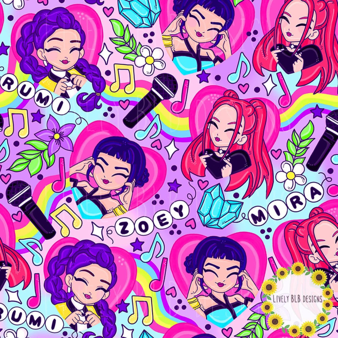Kpopgirls #1 multicolor back