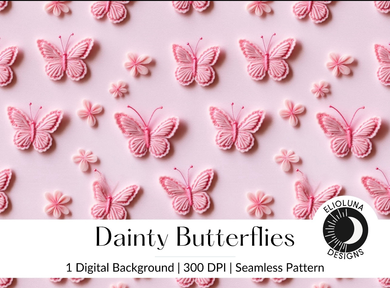 Pink butterfly's