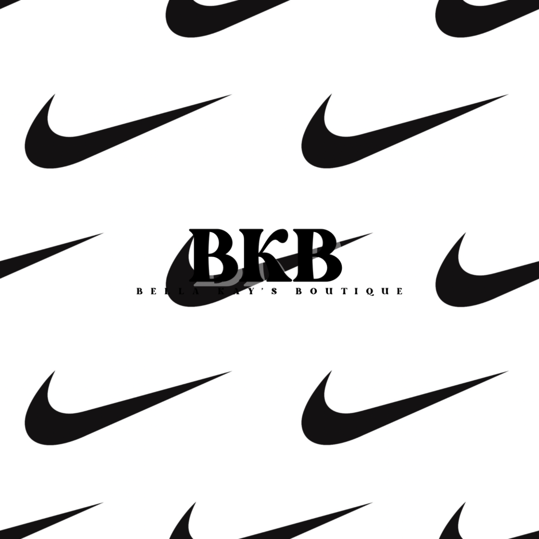 White swoosh