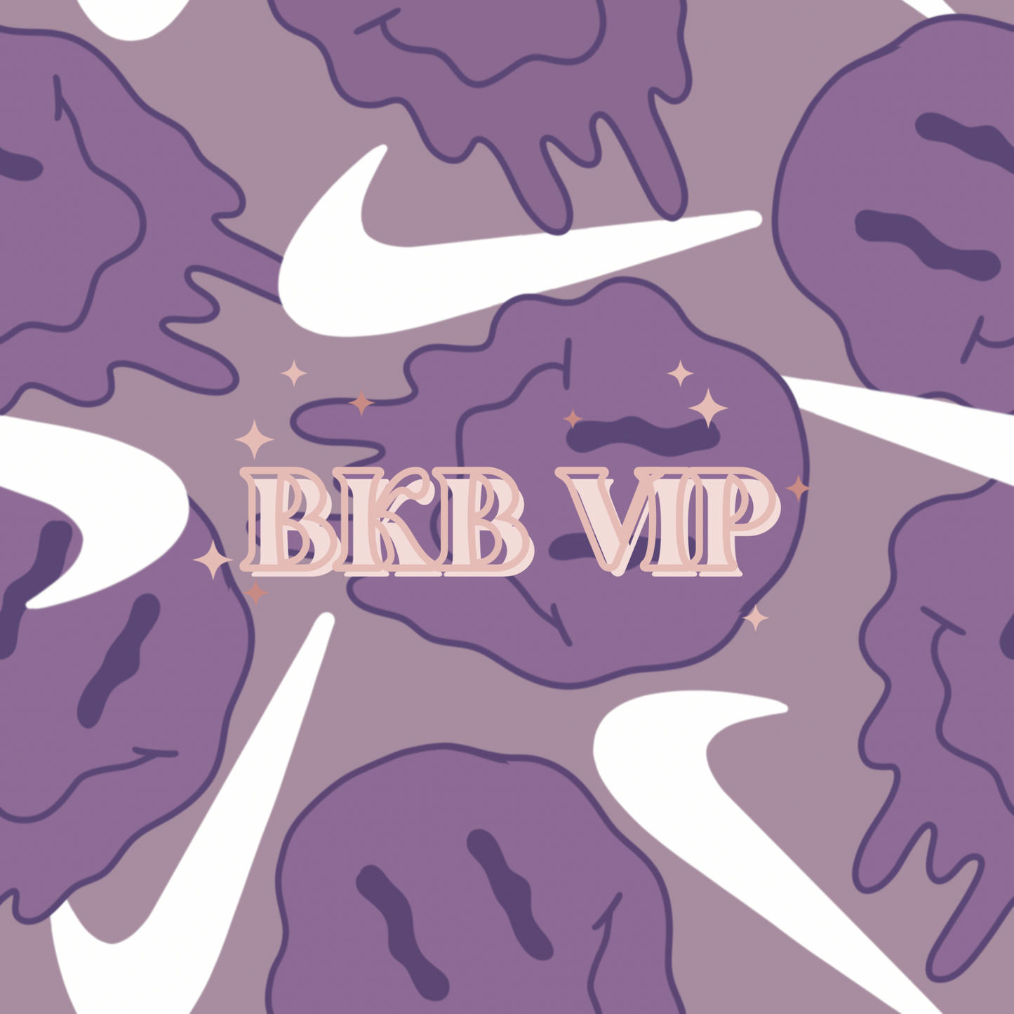Purple drip smiley swoosh (nikeOP)
