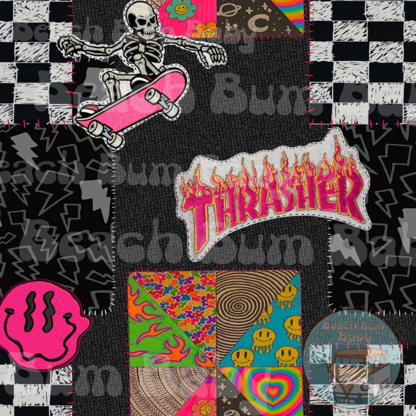 Patchworkthrasher Ollie romper