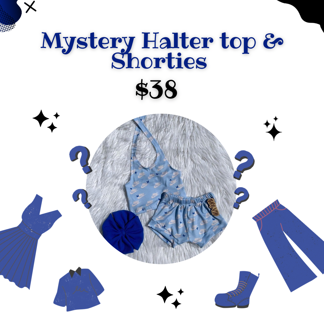Mystery Halter top & shorties