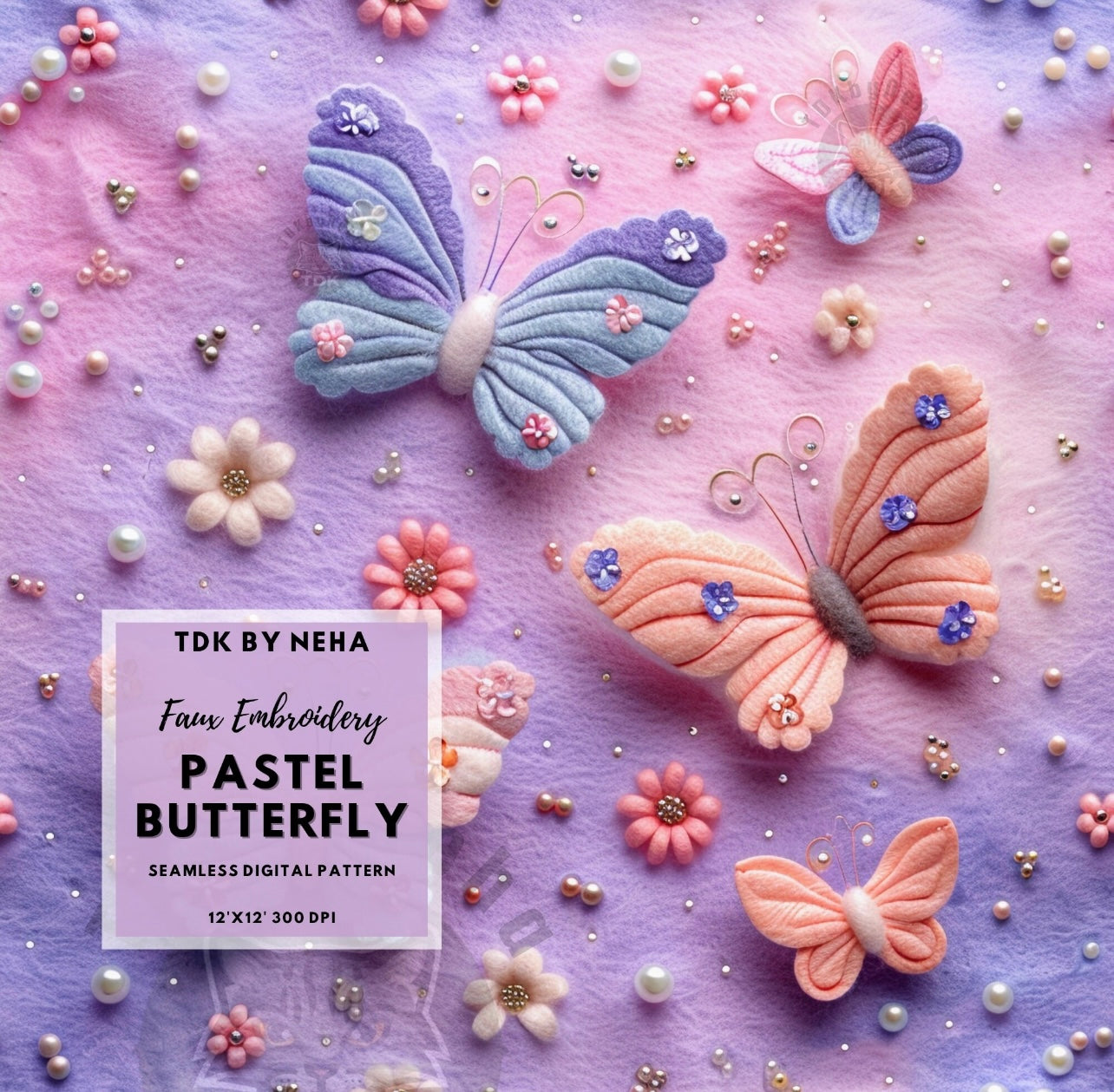 Pastel butterfly's