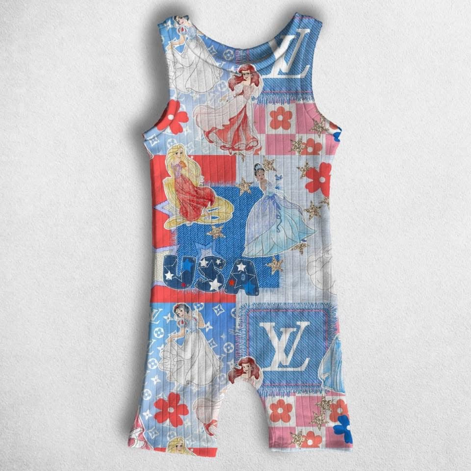 Fourth of July boujee princess patchwork