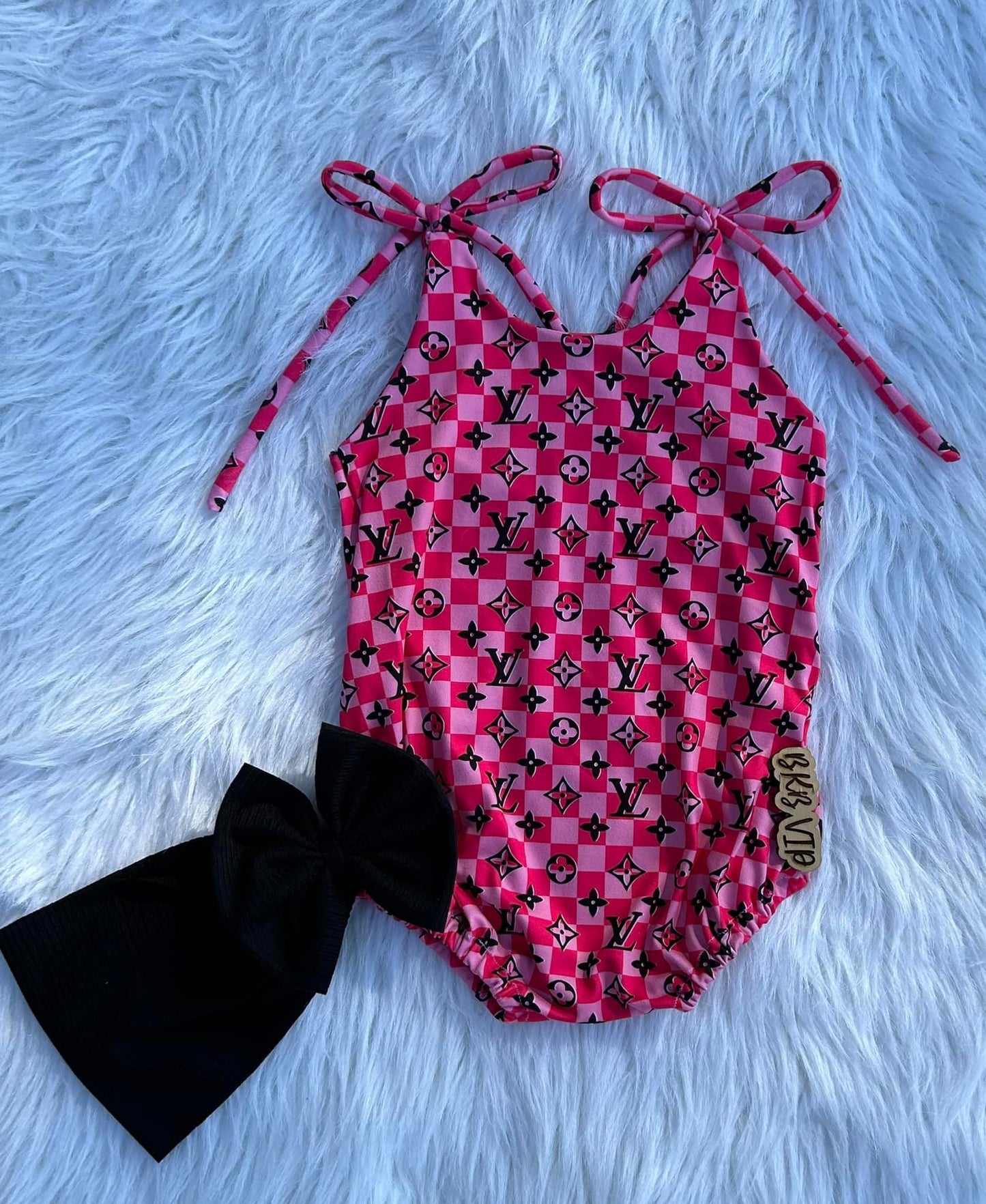 Azalea checkeredlv Romper