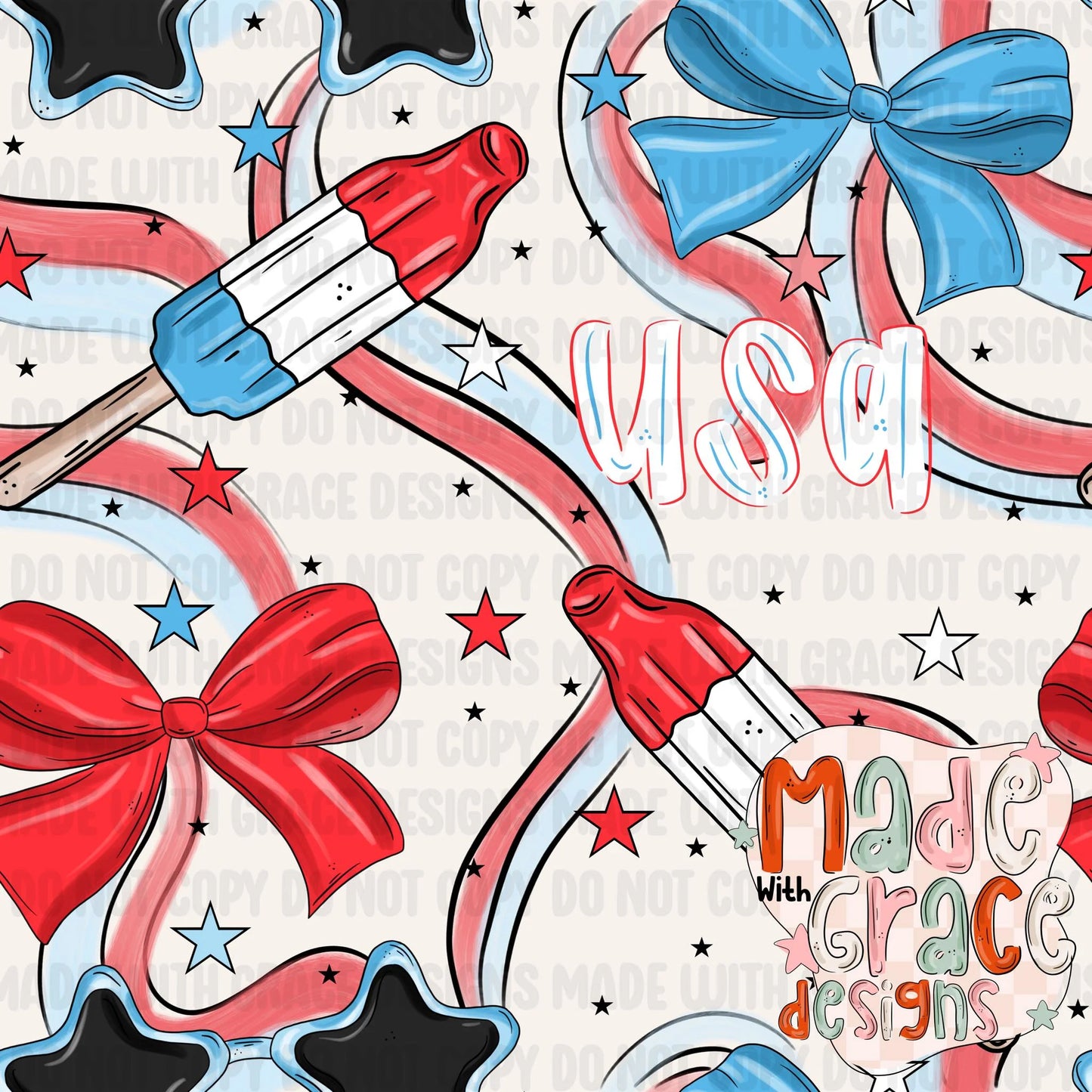 3d bomb pop & bows