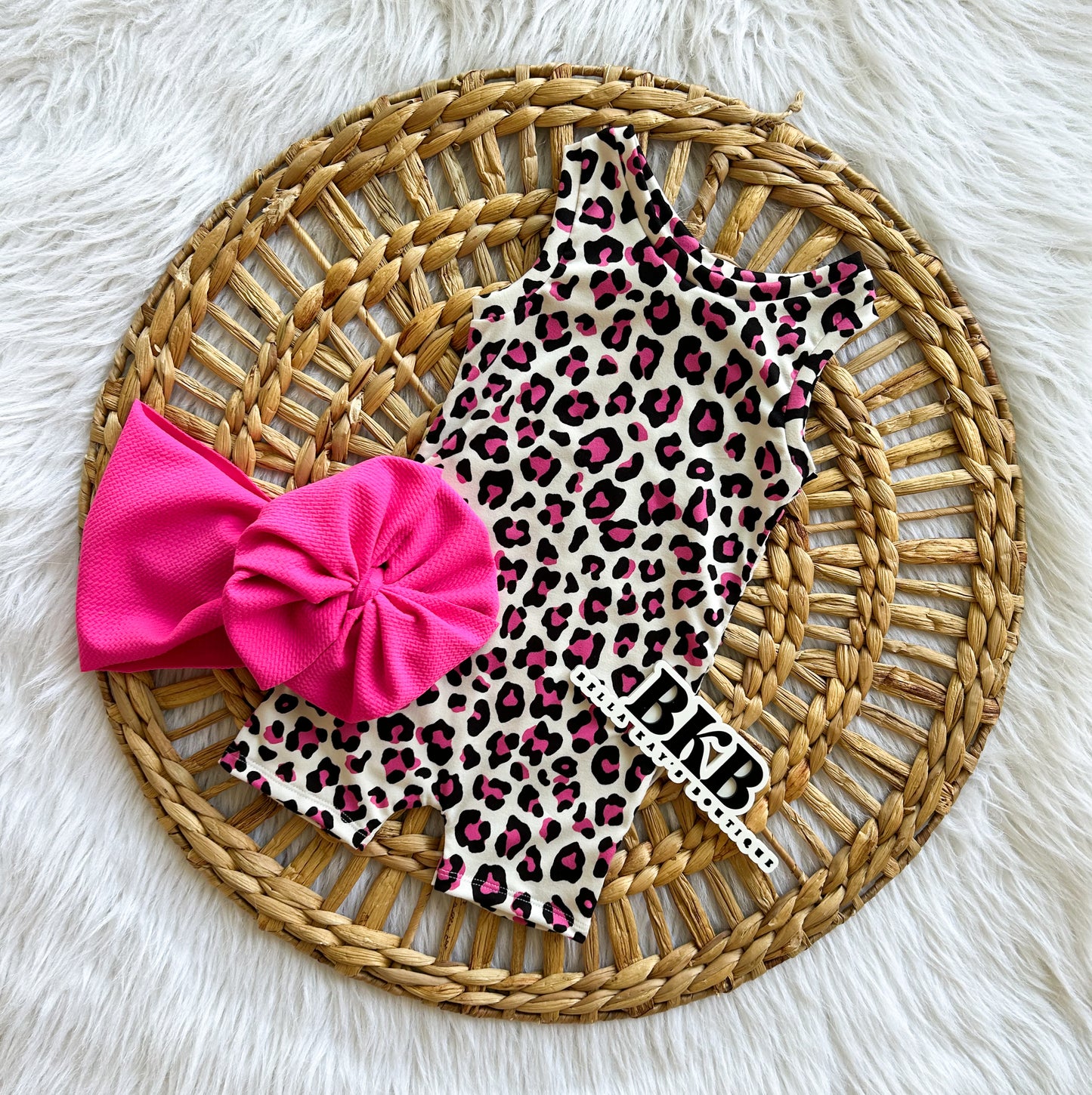 pink chetta Ollie romper