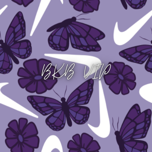 Purple butterfly swoosh NLS