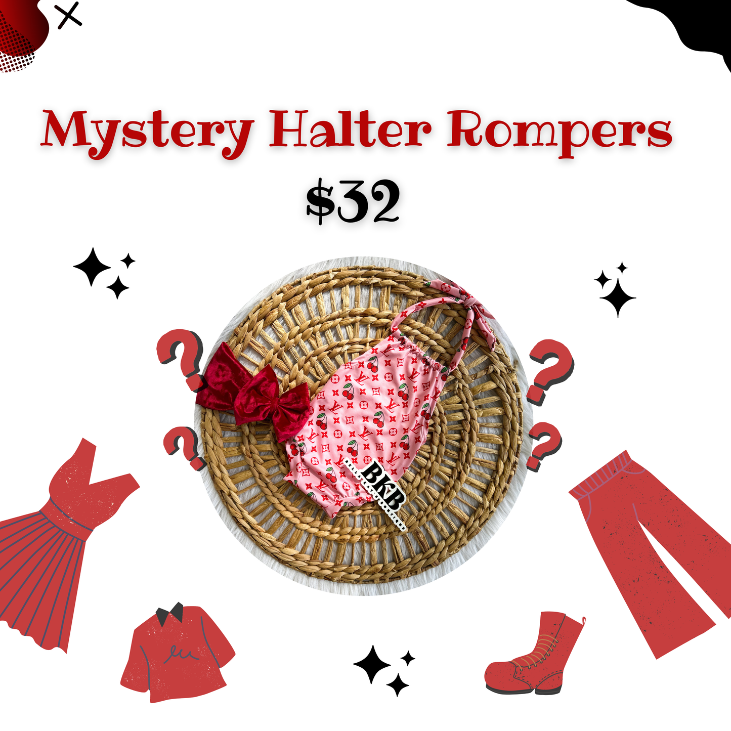 Mystery Halter romper