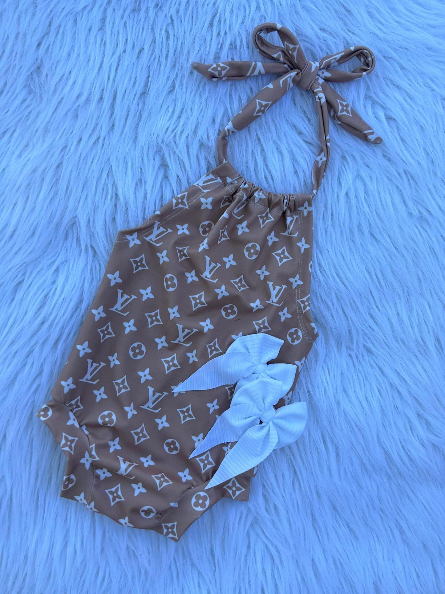 MochaLV Halter Romper