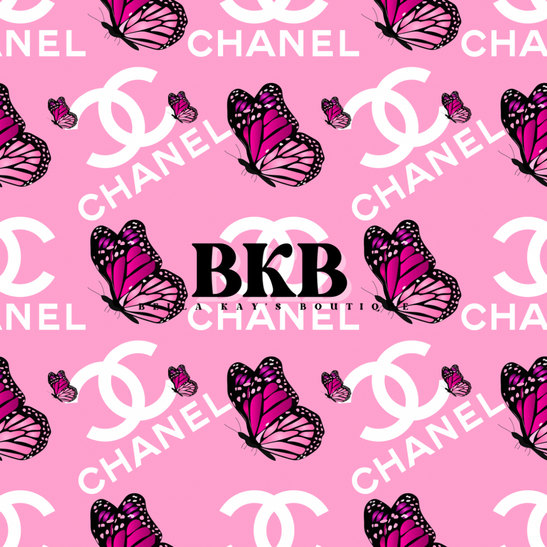 Baby pink butterflyChanel