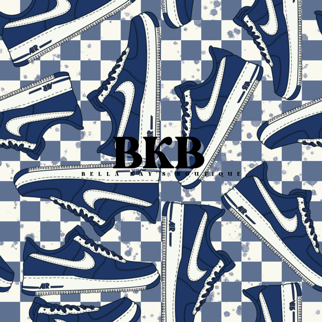 Navy checkered Air Force