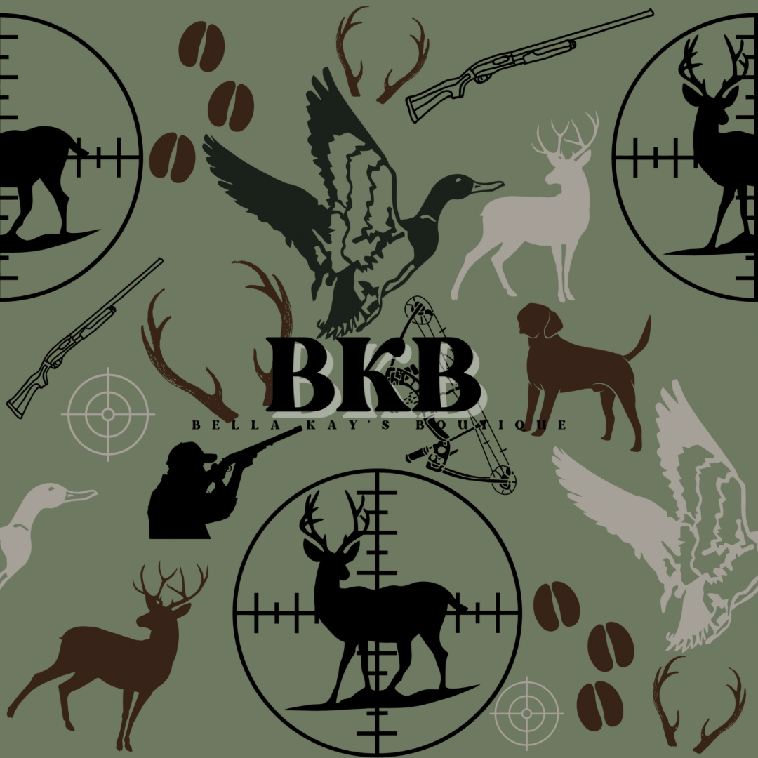 Hunter green hunting