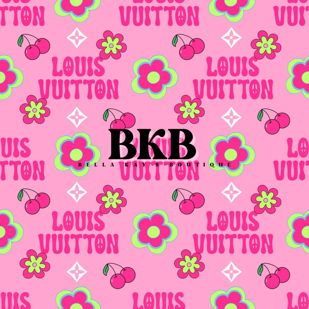 Green&pink flowerlv