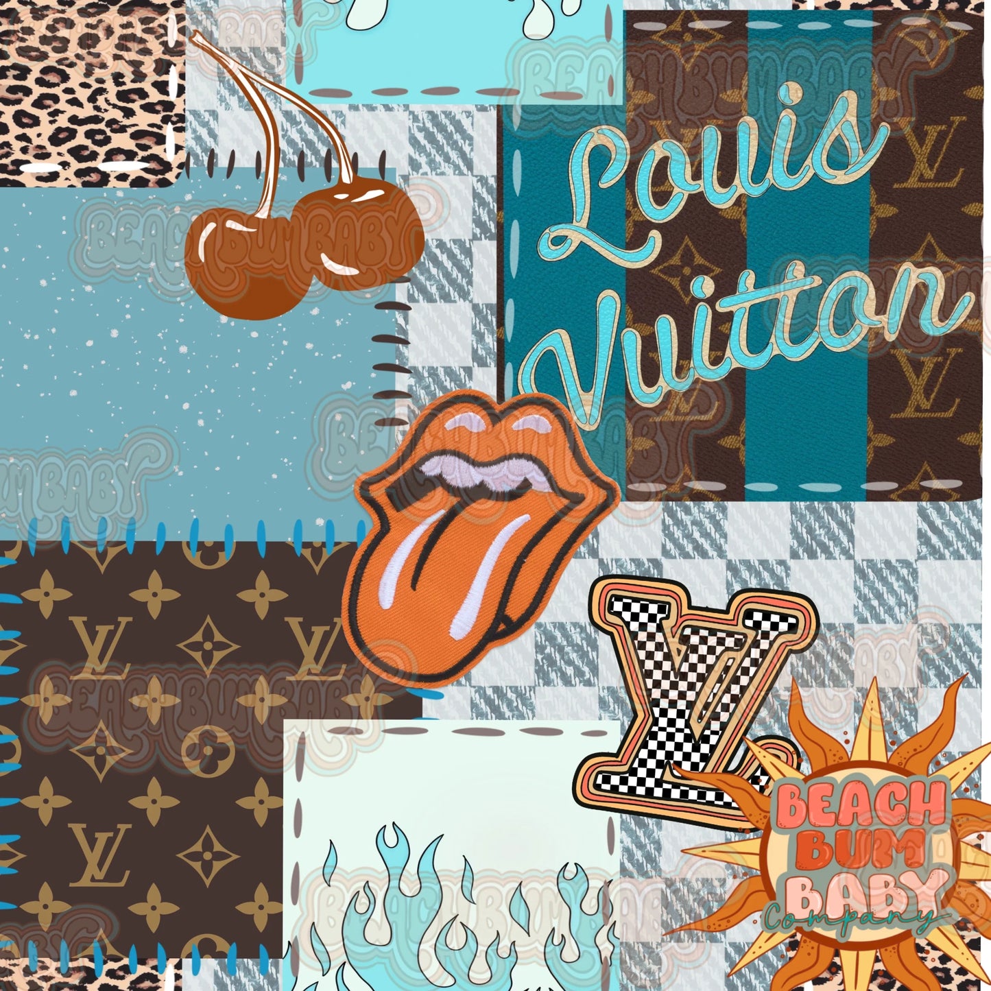 Cherry & Jeanlv patchwork