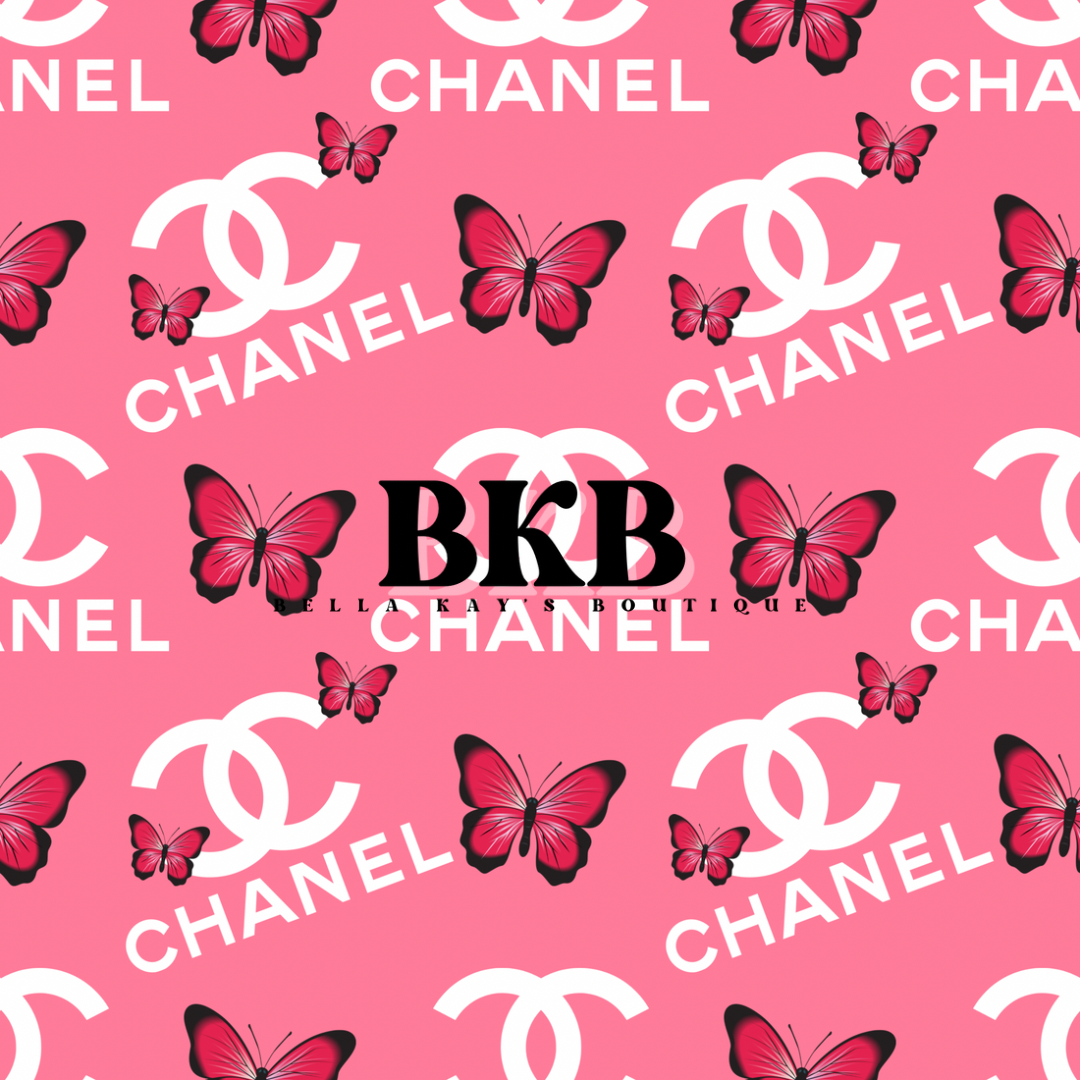 Pink butterflyChanel