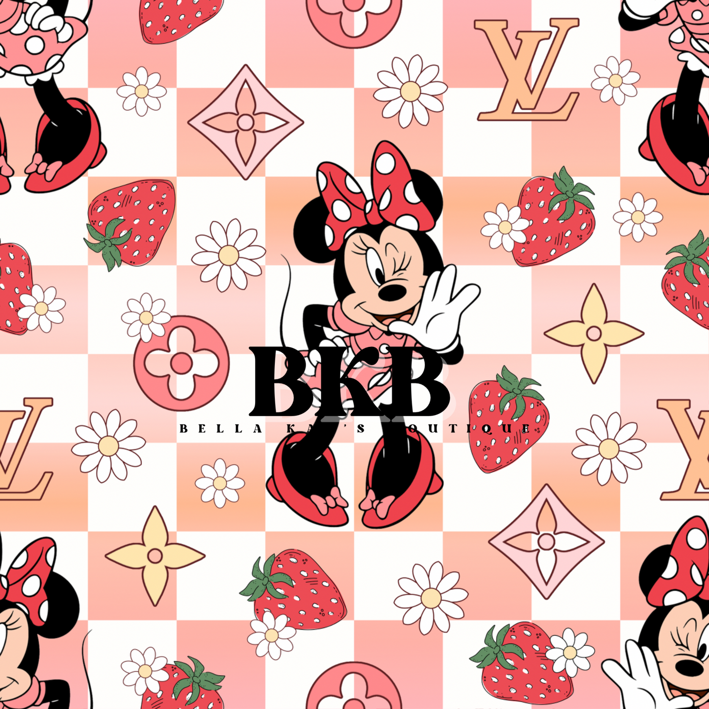 Minnie summer strawberry ombrélv