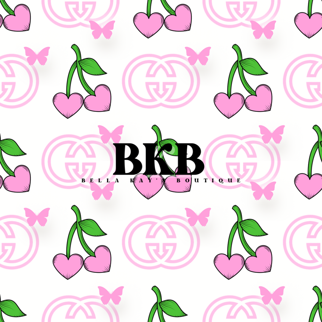 White & pink cherryGucci