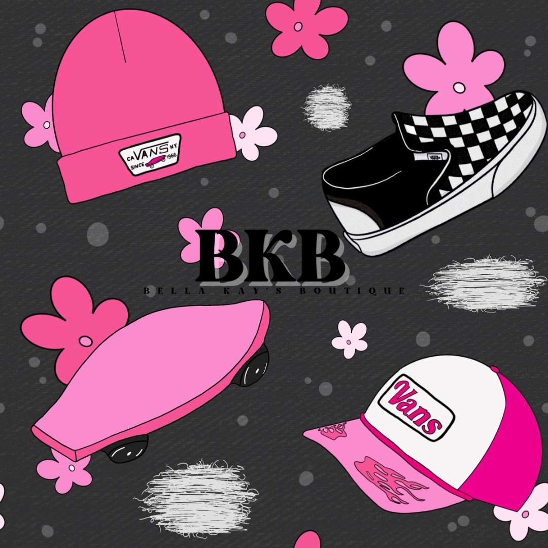 Pink girl off the wall