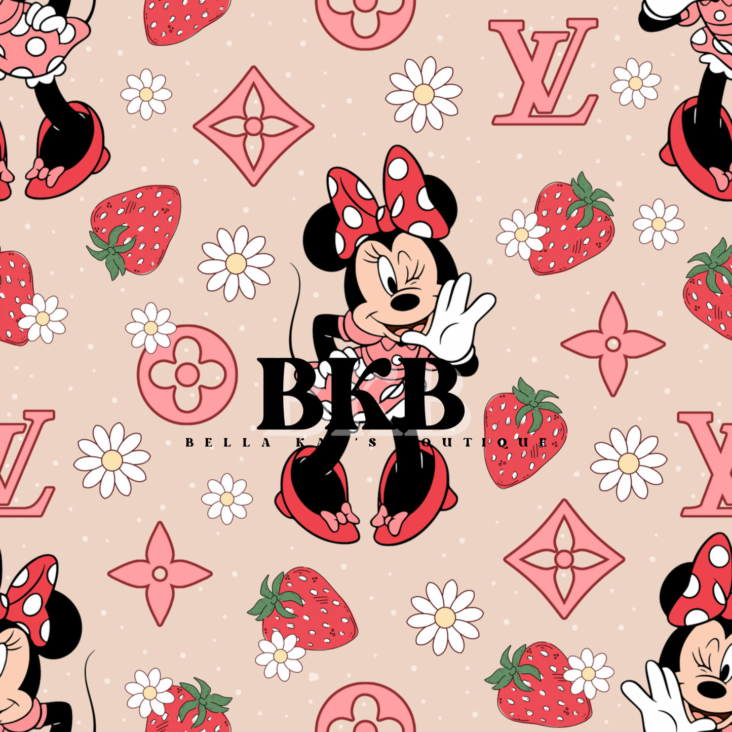 Tan Minnie summer strawberrylv
