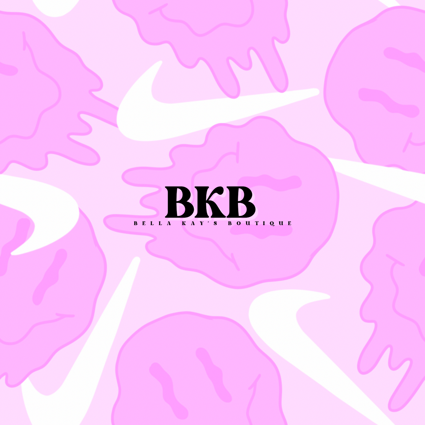 Pink smiley drip NLS
