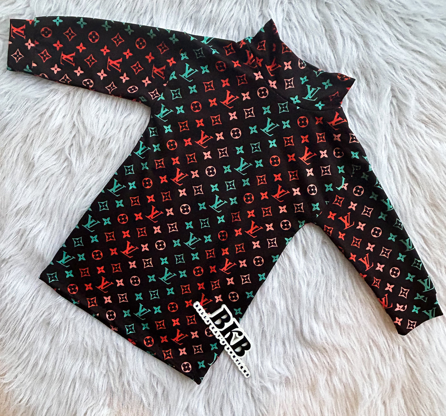 18-24 Christmaslv mock neck dress READY TO SHIP