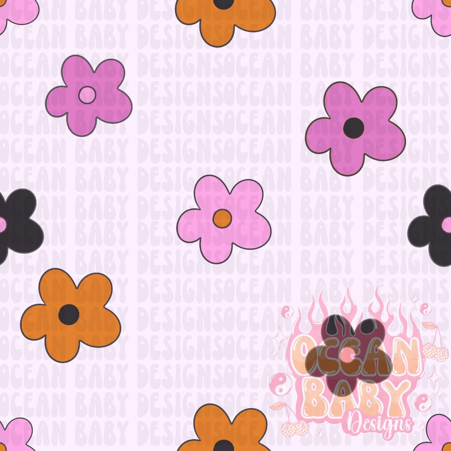 Halloween flowers 3