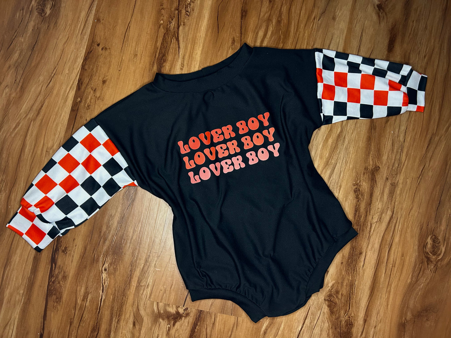 Lover boy long sleeve romper