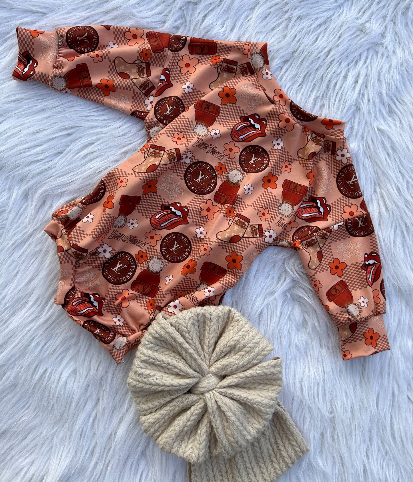 Fall FloralLV LONG SLEEVE ROMPER
