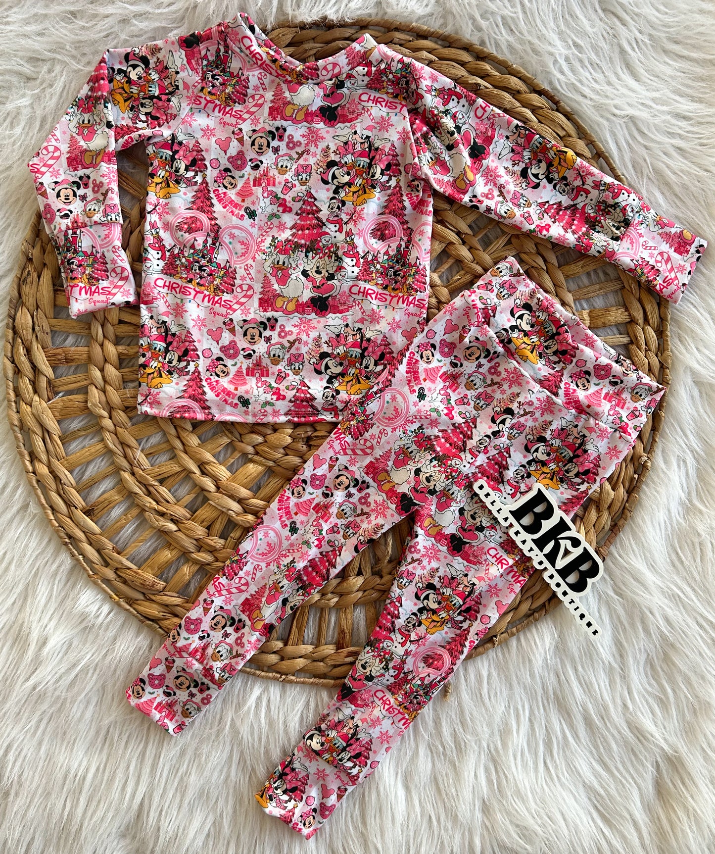 Pink Christmas clubhouse lounge set